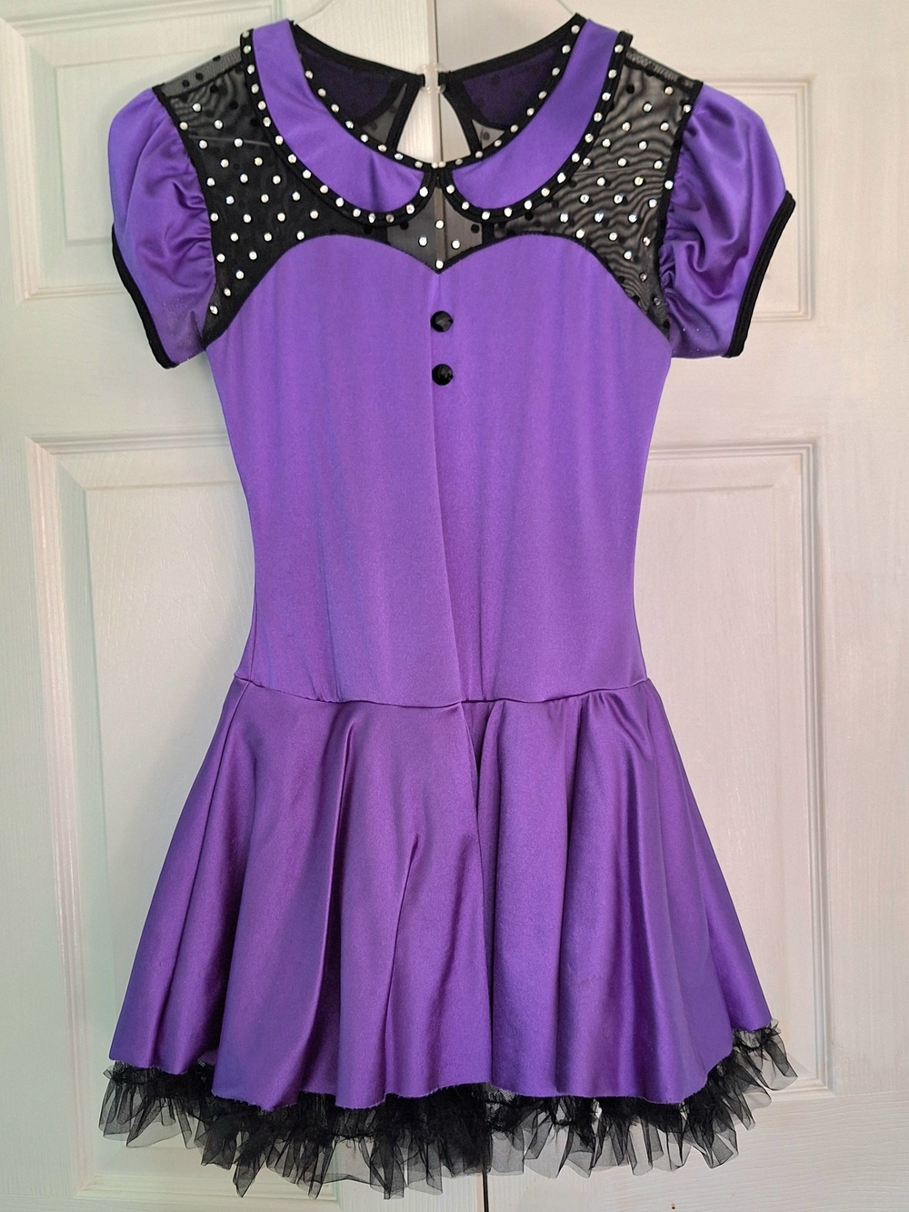 Purple Jazz Skater Tap Dance Costume Adult M